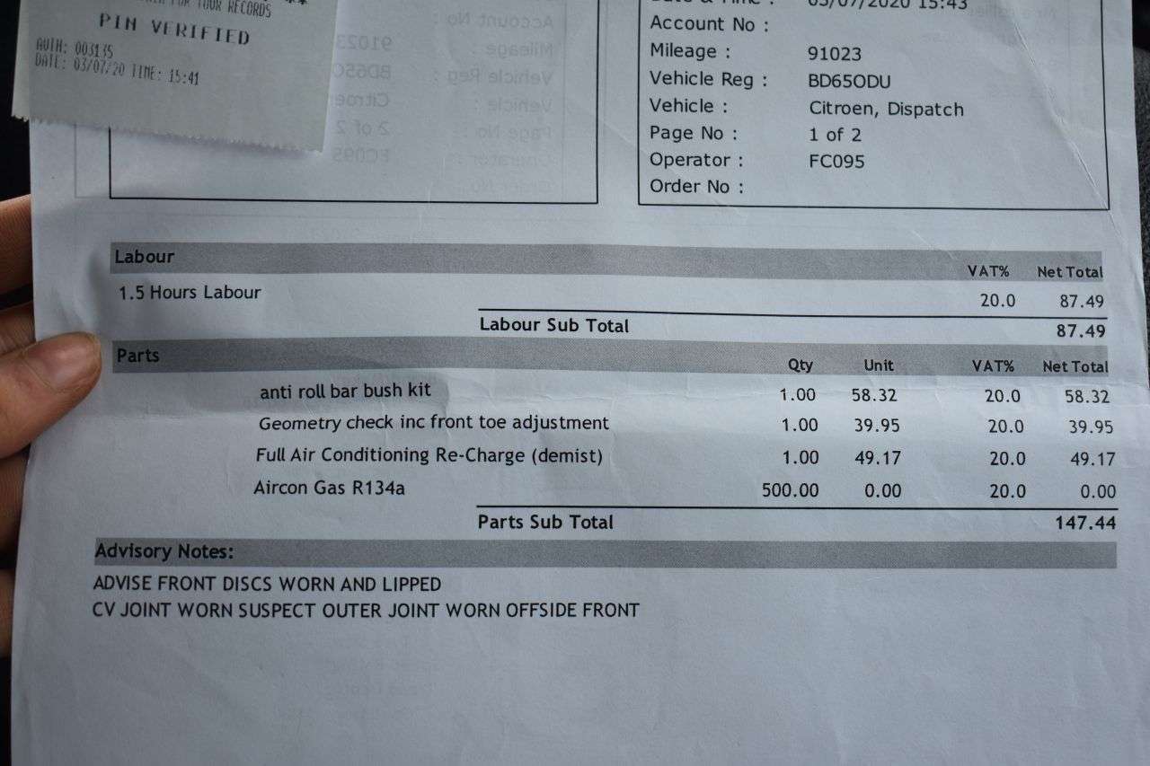 2016 CITROEN DISPATCH 2016 CITROEN DISPATCH