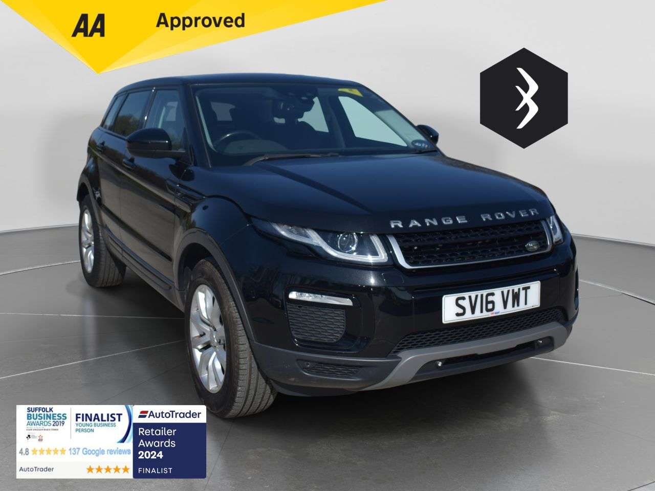 A 2016 LAND ROVER RANGE ROVER EVOQUE 2.0 TD4 SE Tech SUV 5dr Diesel Auto 4WD Euro 6 (s/s) (180 ps) ***128 AA POI A 2016 LAND ROVER RANGE ROVER EVOQUE 2.0 TD4 SE Tech SUV 5dr Diesel Auto 4WD Euro 6 (s/s) (180 ps) ***128 AA POI