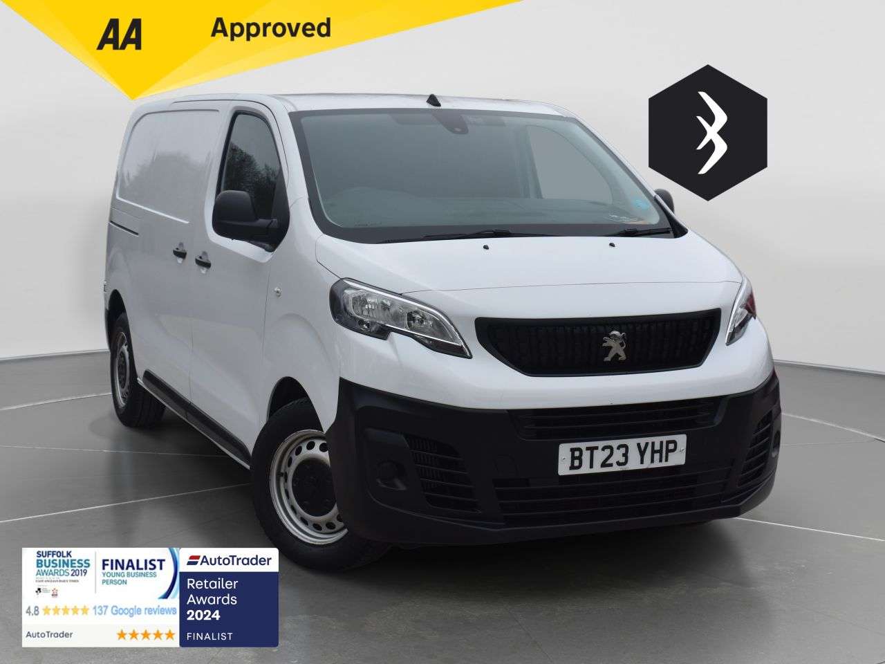A 2023 PEUGEOT EXPERT 1.5 BlueHDi 1000 Professional Premium + Standard Panel Van 6dr Diesel Manua A 2023 PEUGEOT EXPERT 1.5 BlueHDi 1000 Professional Premium + Standard Panel Van 6dr Diesel Manua