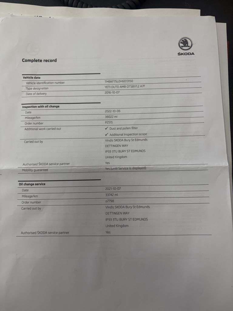 2016 SKODA YETI 2016 SKODA YETI