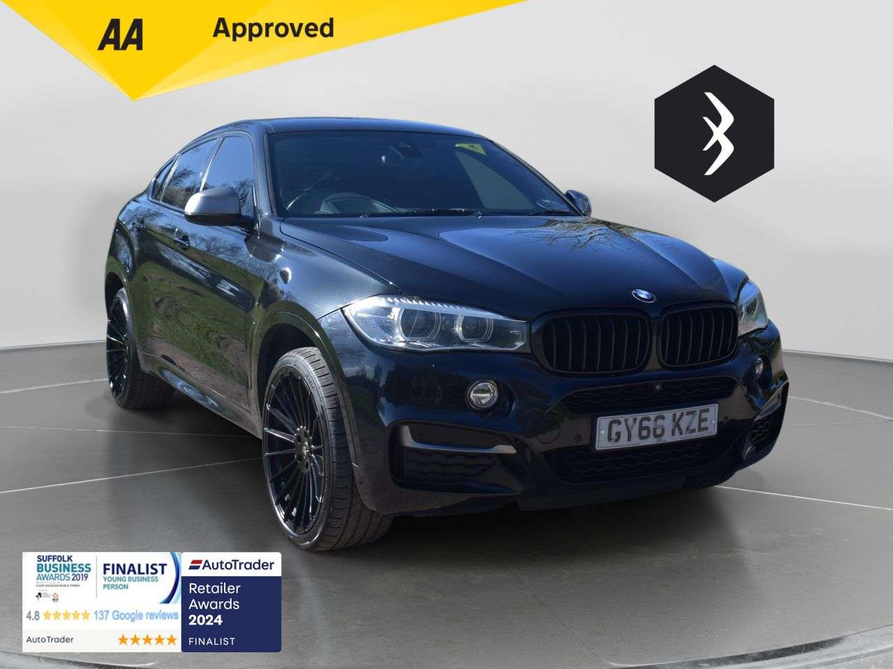 A 2016 BMW X6 3.0 M50d SUV 5dr Diesel Auto xDrive Euro 6 (s/s) (381 ps) ***128 AA CHECK** A 2016 BMW X6 3.0 M50d SUV 5dr Diesel Auto xDrive Euro 6 (s/s) (381 ps) ***128 AA CHECK**