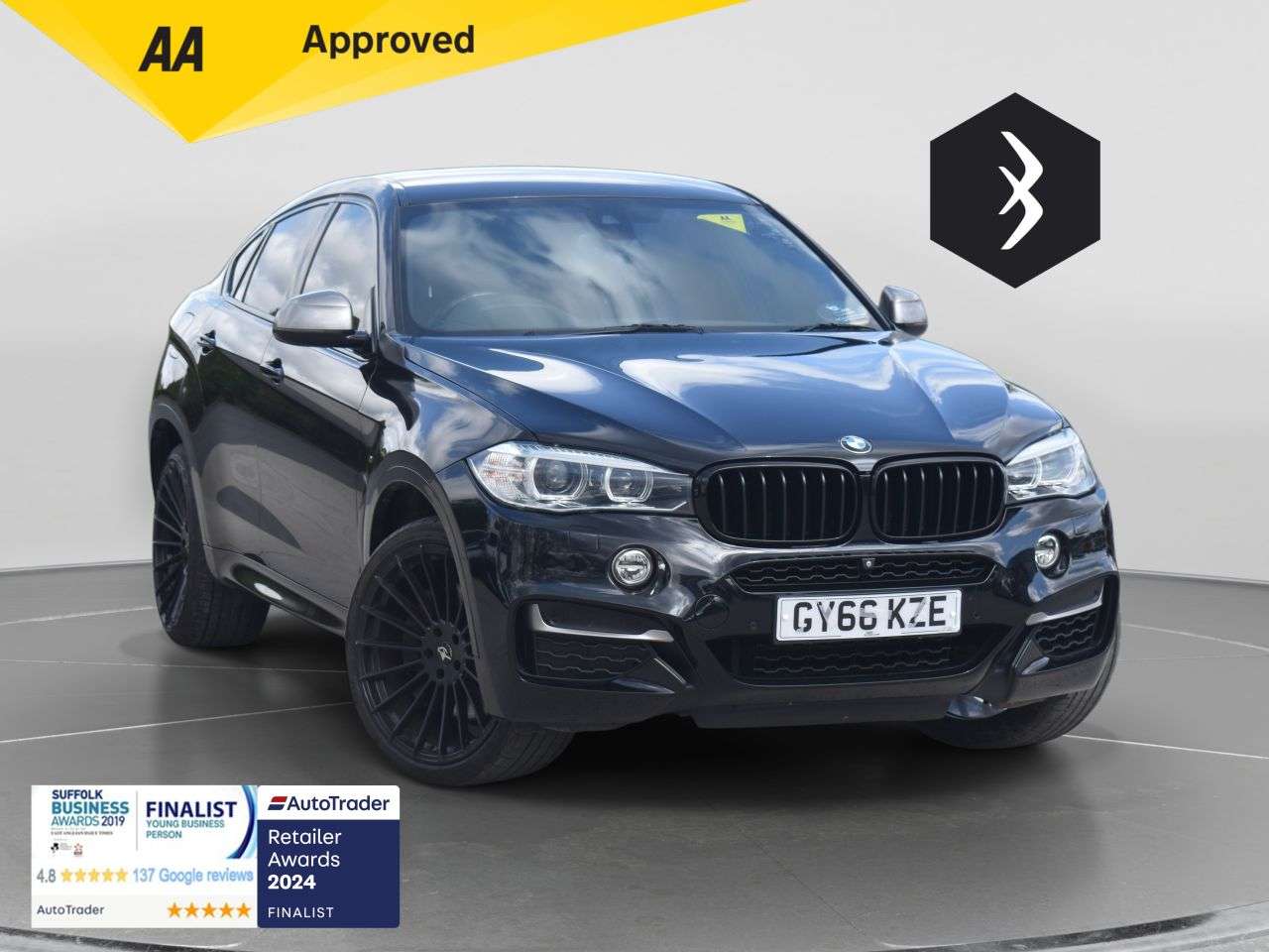 A 2016 BMW X6 3.0 M50d SUV 5dr Diesel Auto xDrive Euro 6 (s/s) (381 ps) ***128 AA CHECK** A 2016 BMW X6 3.0 M50d SUV 5dr Diesel Auto xDrive Euro 6 (s/s) (381 ps) ***128 AA CHECK**