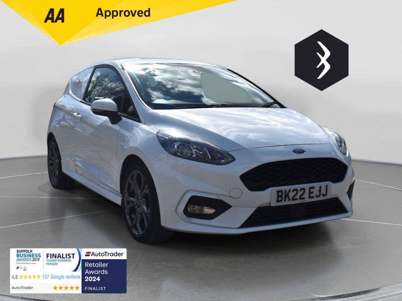 A 2022 FORD FIESTA VAN 1.0T EcoBoost MHEV Sport Car Derived Van 3dr Petrol Manual Euro 6 (s/s) (12 A 2022 FORD FIESTA VAN 1.0T EcoBoost MHEV Sport Car Derived Van 3dr Petrol Manual Euro 6 (s/s) (12
