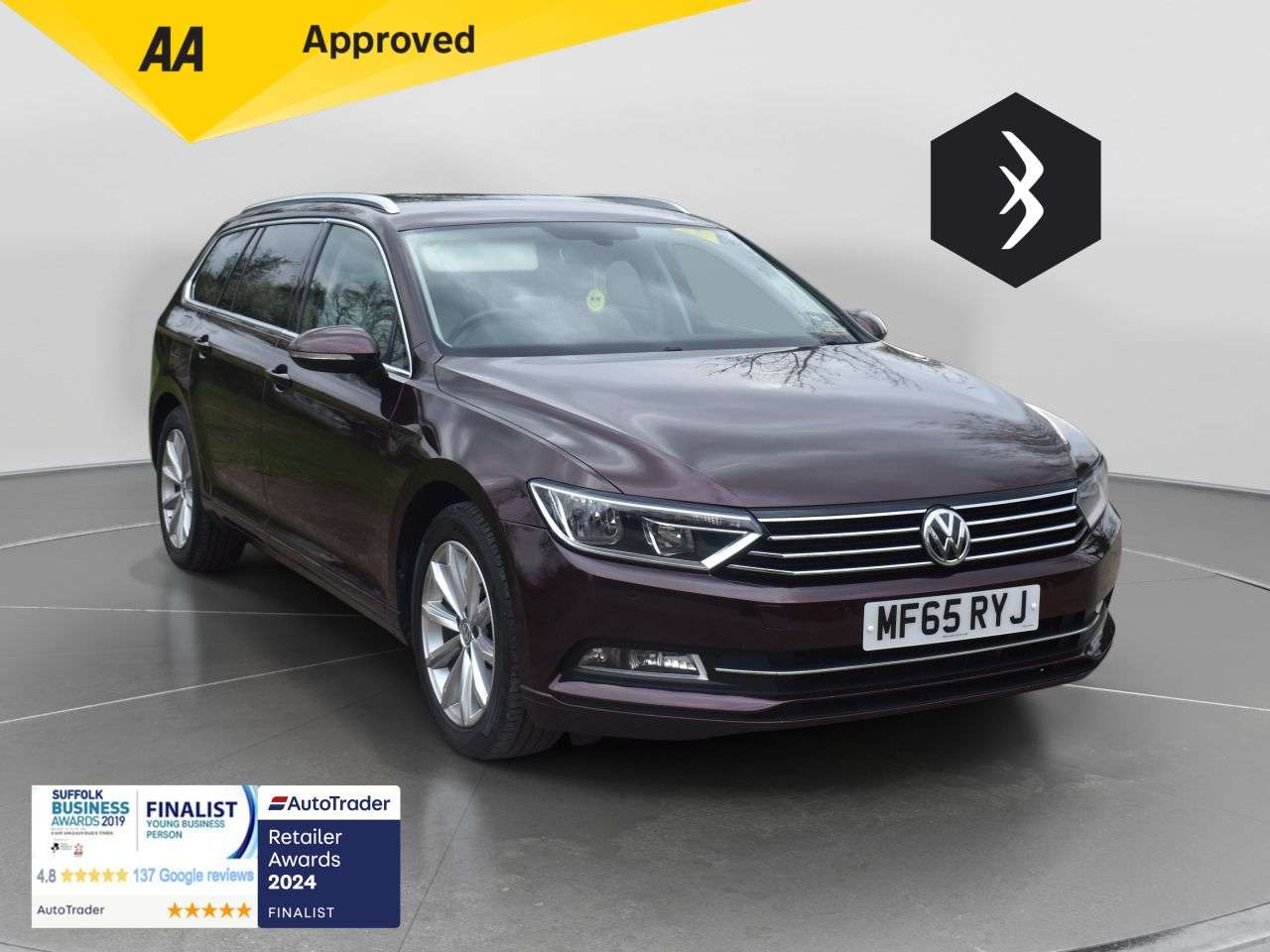 A 2015 VOLKSWAGEN PASSAT 1.6 TDI BlueMotion Tech SE Business Estate 5dr Diesel DSG Euro 6 (s/s) (120 A 2015 VOLKSWAGEN PASSAT 1.6 TDI BlueMotion Tech SE Business Estate 5dr Diesel DSG Euro 6 (s/s) (120