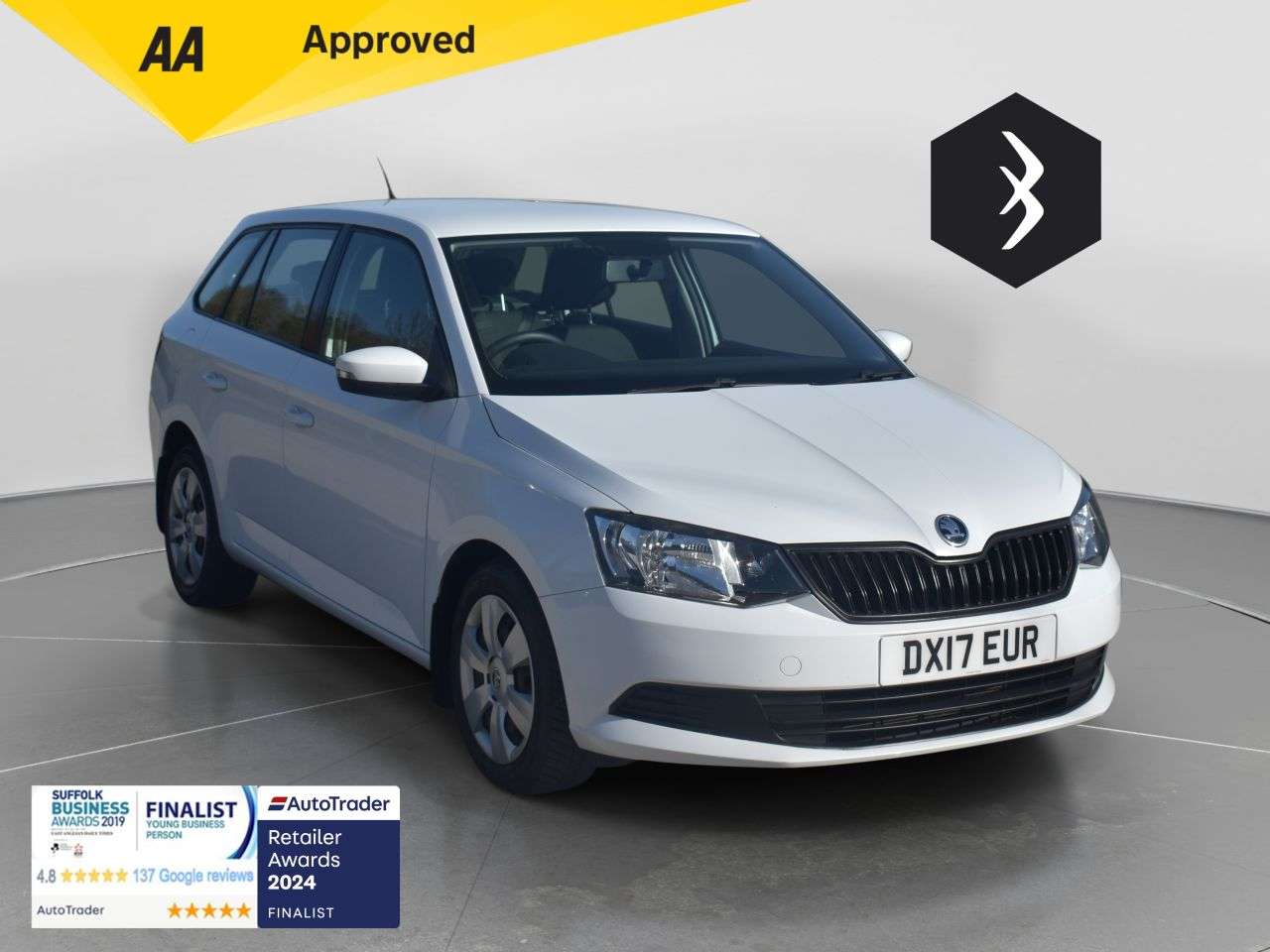 A 2017 SKODA FABIA 1.4 TDI S Estate 5dr Diesel Manual Euro 6 (s/s) (75 ps) ***128 AA CHECK*** A 2017 SKODA FABIA 1.4 TDI S Estate 5dr Diesel Manual Euro 6 (s/s) (75 ps) ***128 AA CHECK***