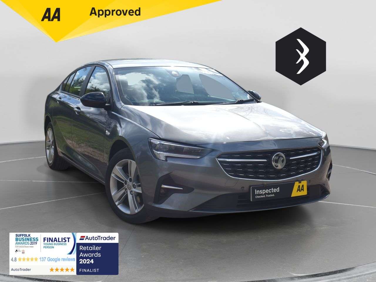 A 2020 VAUXHALL INSIGNIA 1.5 Turbo D SE Nav Grand Sport 5dr Diesel Manual Euro 6 (s/s) (122 ps) ***1 A 2020 VAUXHALL INSIGNIA 1.5 Turbo D SE Nav Grand Sport 5dr Diesel Manual Euro 6 (s/s) (122 ps) ***1