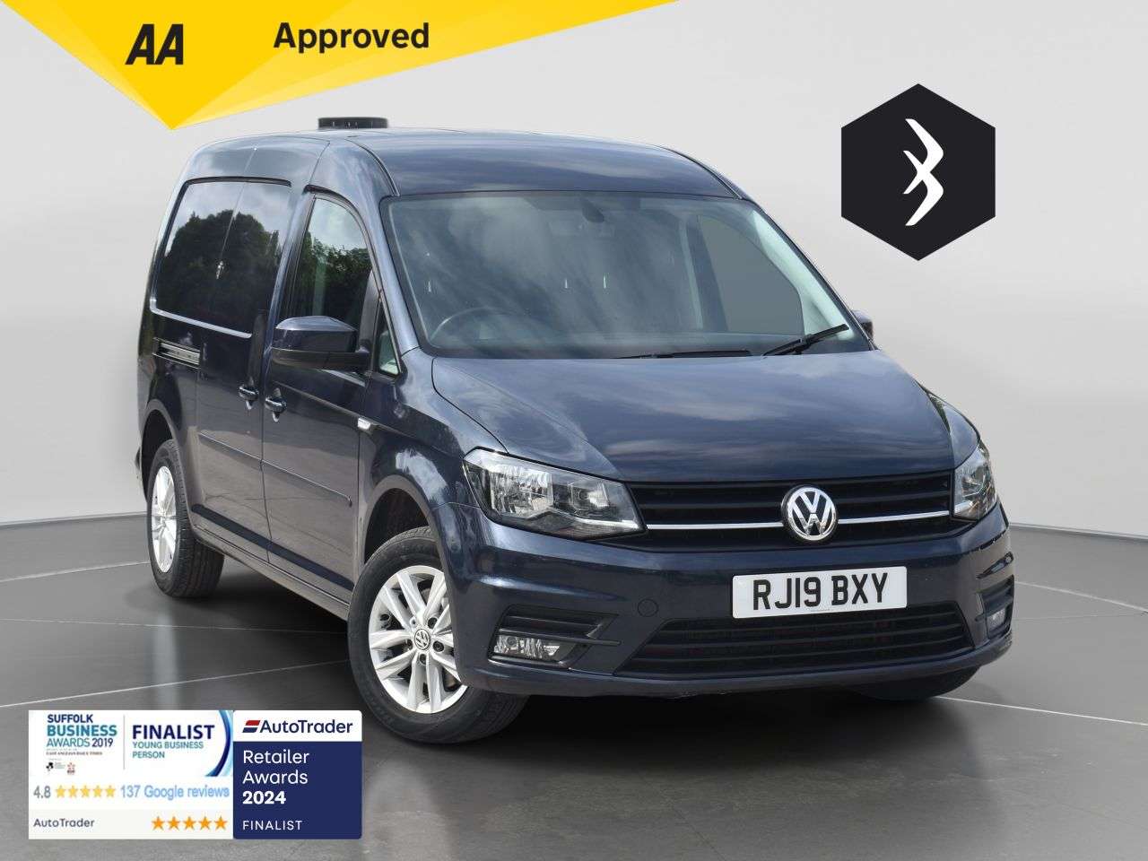 A 2019 VOLKSWAGEN CADDY MAXI 2.0 TDI C20 Highline Panel Van 6dr Diesel DSG LWB Euro 6 (s/s) (102 ps) *** A 2019 VOLKSWAGEN CADDY MAXI 2.0 TDI C20 Highline Panel Van 6dr Diesel DSG LWB Euro 6 (s/s) (102 ps) ***