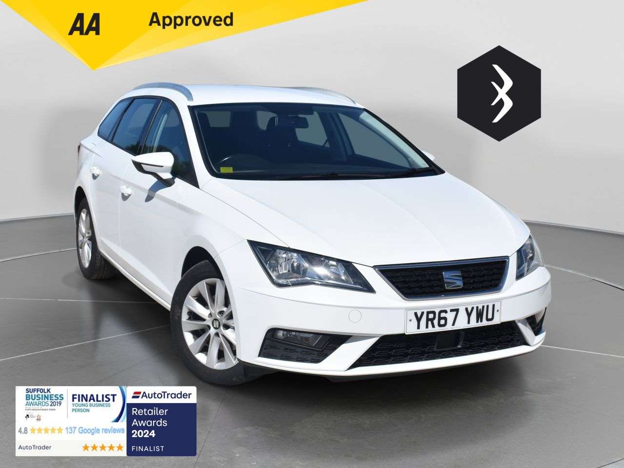 A 2017 SEAT LEON 1.6 TDI SE Technology ST 5dr Diesel Manual Euro 6 (s/s) (115 ps) ***128 AA A 2017 SEAT LEON 1.6 TDI SE Technology ST 5dr Diesel Manual Euro 6 (s/s) (115 ps) ***128 AA