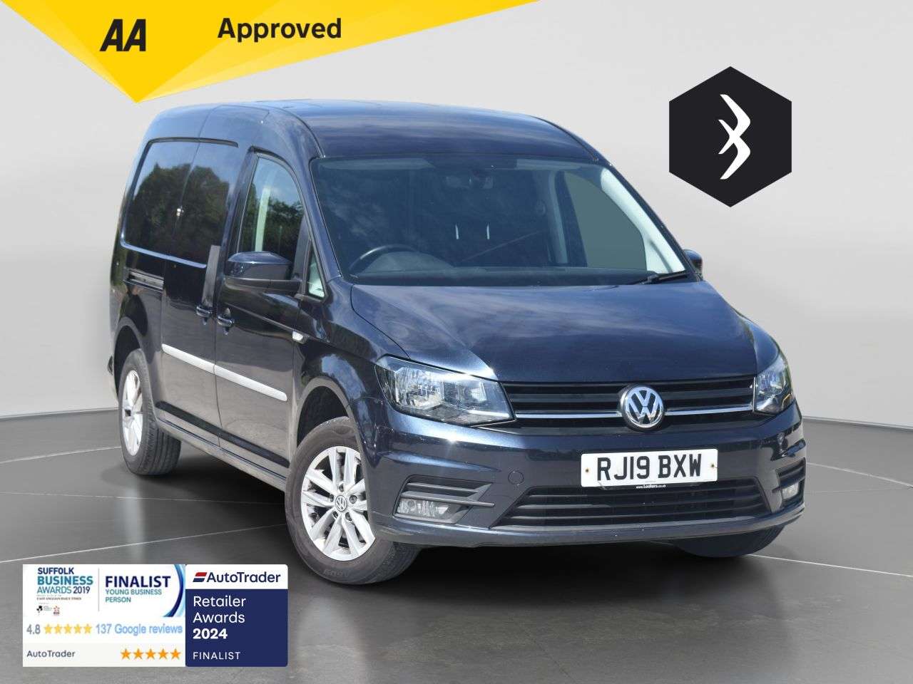 A 2019 VOLKSWAGEN CADDY MAXI 2.0 TDI C20 Highline Panel Van 6dr Diesel DSG LWB Euro 6 (s/s) (102 ps) *** A 2019 VOLKSWAGEN CADDY MAXI 2.0 TDI C20 Highline Panel Van 6dr Diesel DSG LWB Euro 6 (s/s) (102 ps) ***