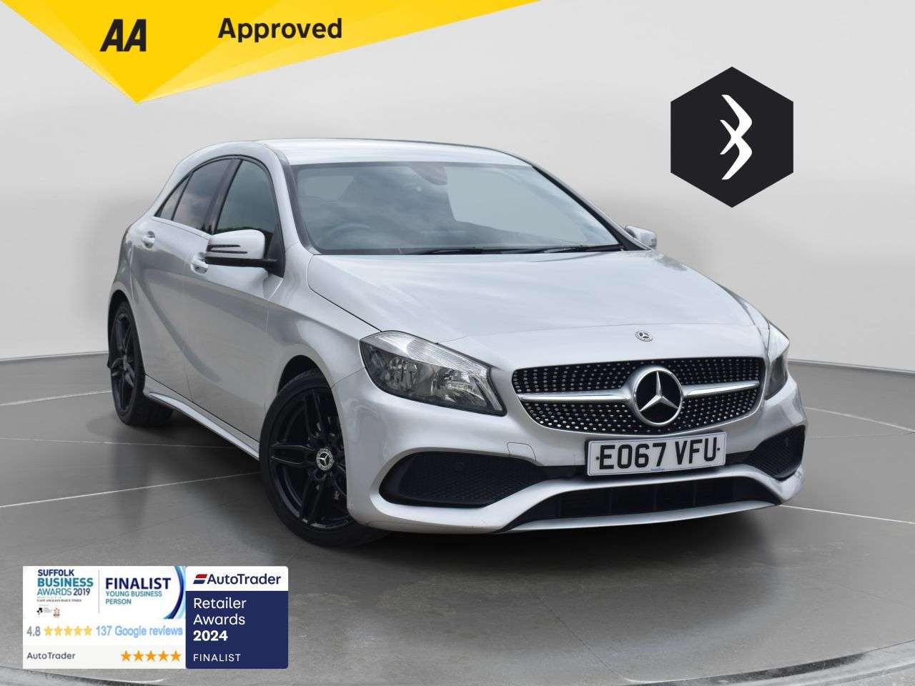 A 2017 MERCEDES-BENZ A-CLASS 1.5 A180d AMG Line Hatchback 5dr Diesel Manual Euro 6 (s/s) (109 ps) ***128 A 2017 MERCEDES-BENZ A-CLASS 1.5 A180d AMG Line Hatchback 5dr Diesel Manual Euro 6 (s/s) (109 ps) ***128