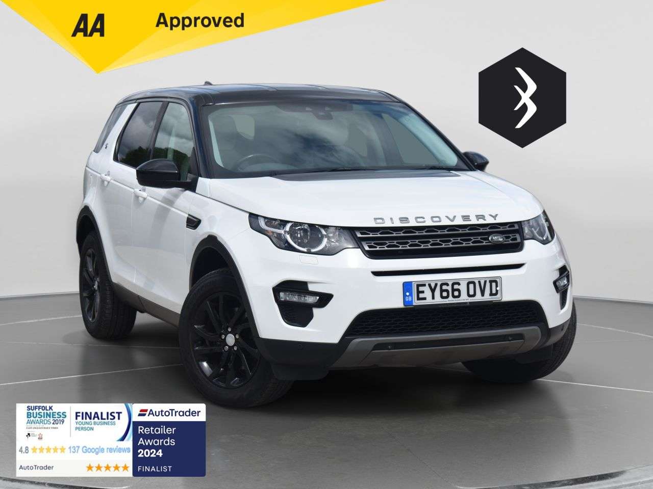 A 2016 LAND ROVER DISCOVERY SPORT 2.0 TD4 SE Tech SUV 5dr Diesel Manual 4WD Euro 6 (s/s) (180 ps) ***128 AA C A 2016 LAND ROVER DISCOVERY SPORT 2.0 TD4 SE Tech SUV 5dr Diesel Manual 4WD Euro 6 (s/s) (180 ps) ***128 AA C