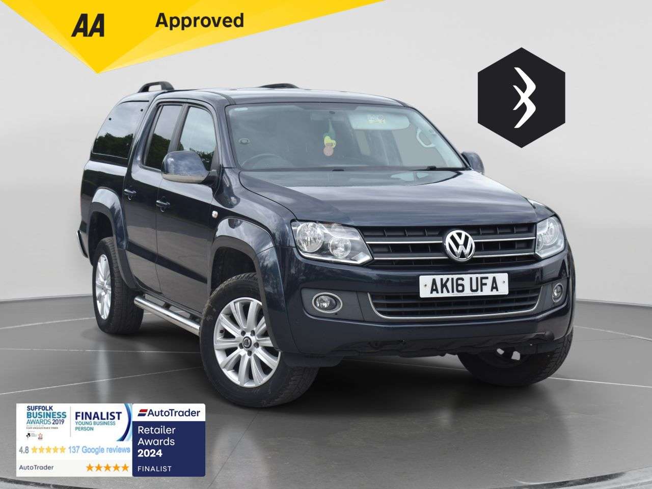 A 2016 VOLKSWAGEN AMAROK 2.0 BiTDI BlueMotion Tech Highline Pickup Double Cab 4dr Diesel Auto 4Motio A 2016 VOLKSWAGEN AMAROK 2.0 BiTDI BlueMotion Tech Highline Pickup Double Cab 4dr Diesel Auto 4Motio