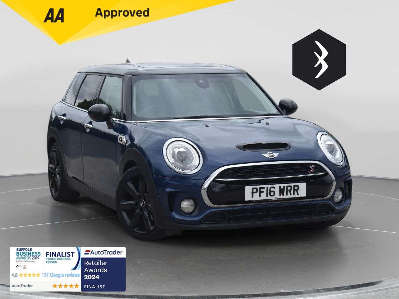 A 2016 MINI CLUBMAN 2.0 Cooper SD Estate 6dr Diesel Auto Euro 6 (s/s) (190 ps) ***128 AA POINT A 2016 MINI CLUBMAN 2.0 Cooper SD Estate 6dr Diesel Auto Euro 6 (s/s) (190 ps) ***128 AA POINT