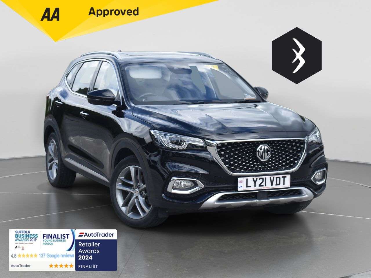 A 2021 MG MG HS 1.5 T-GDI Exclusive SUV 5dr Petrol DCT Euro 6 (s/s) (162 ps) ***128 AA CHEC A 2021 MG MG HS 1.5 T-GDI Exclusive SUV 5dr Petrol DCT Euro 6 (s/s) (162 ps) ***128 AA CHEC