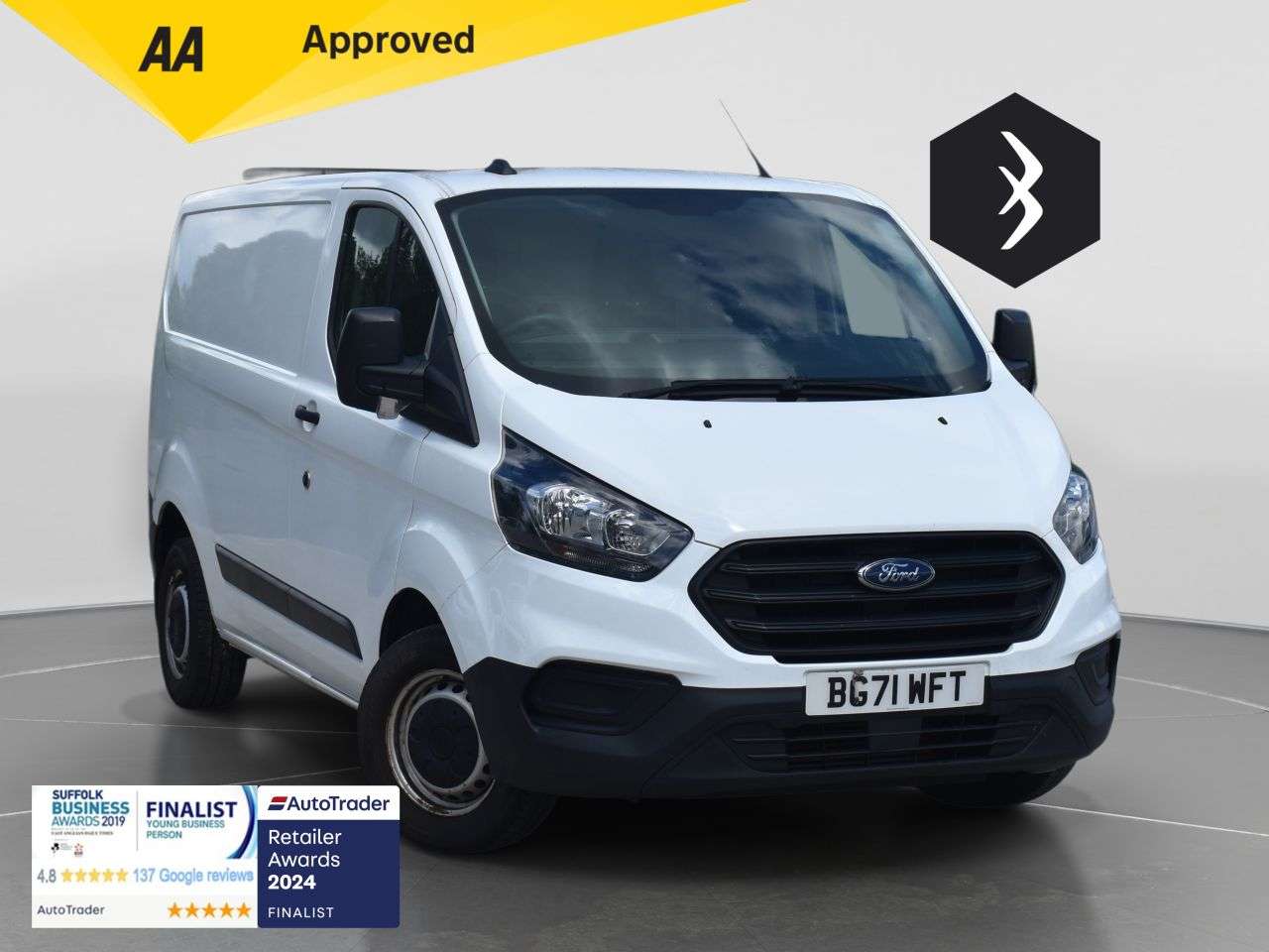 A 2022 FORD TRANSIT CUSTOM 2.0 300 EcoBlue MHEV Leader Panel Van 5dr Diesel Manual L1 H1 Euro 6 (s/s) A 2022 FORD TRANSIT CUSTOM 2.0 300 EcoBlue MHEV Leader Panel Van 5dr Diesel Manual L1 H1 Euro 6 (s/s)