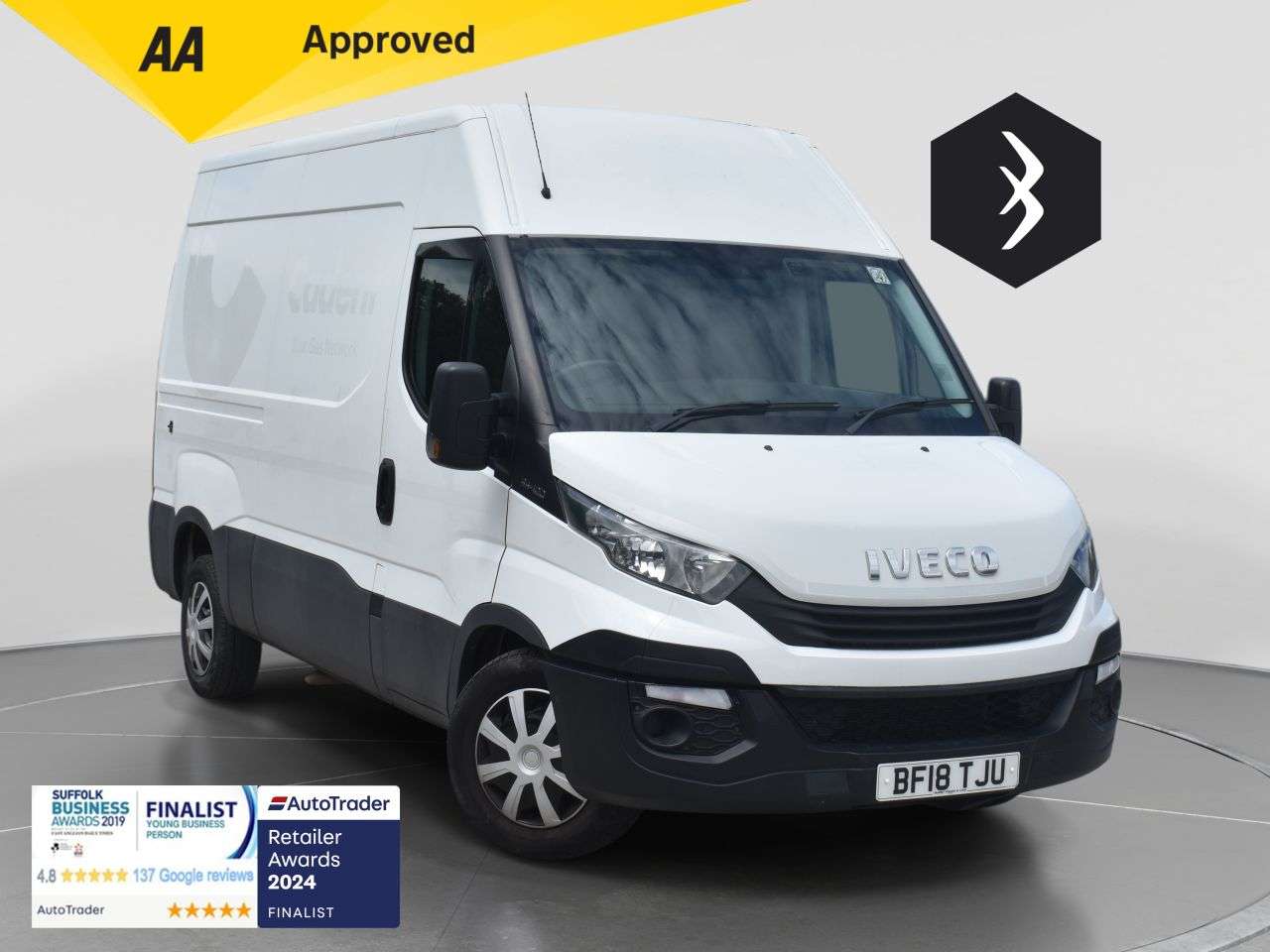 A 2018 IVECO DAILY 2.3 TD 12V 35S 3520 (Business) Panel Van 5dr Diesel Manual L2 (116 bhp) *** A 2018 IVECO DAILY 2.3 TD 12V 35S 3520 (Business) Panel Van 5dr Diesel Manual L2 (116 bhp) ***