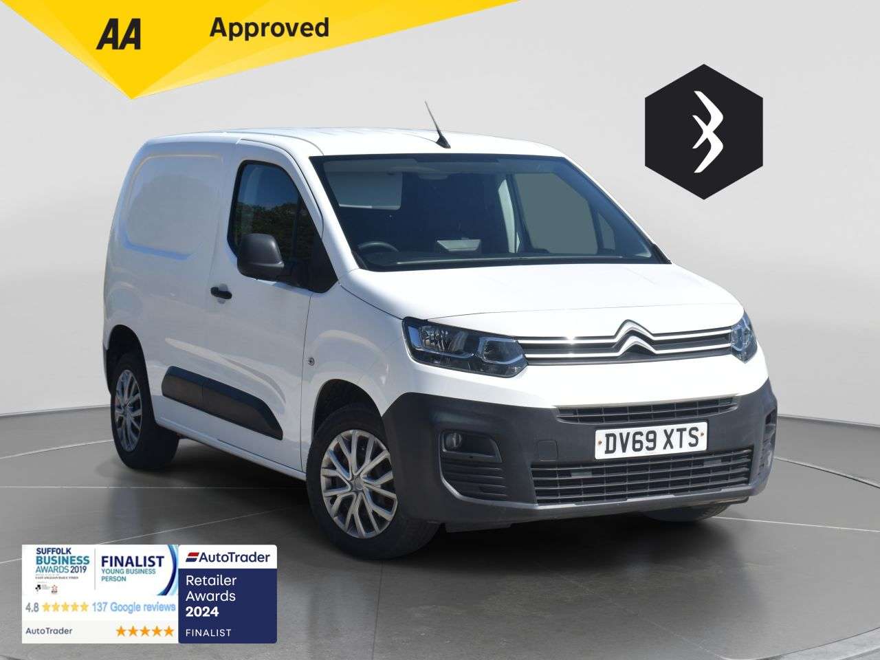 A 2019 CITROEN BERLINGO 1.5 BlueHDi 1000 Enterprise M Panel Van 5dr Diesel Manual SWB Euro 6 (s/s) A 2019 CITROEN BERLINGO 1.5 BlueHDi 1000 Enterprise M Panel Van 5dr Diesel Manual SWB Euro 6 (s/s)