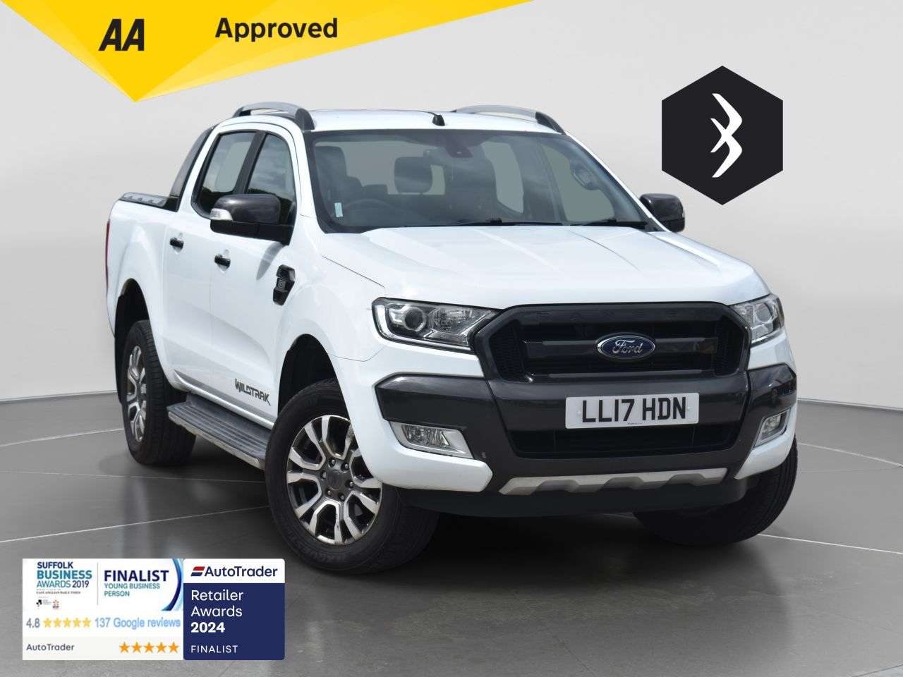 A 2017 FORD RANGER 3.2 TDCi Wildtrak Pickup Double Cab 4dr Diesel Auto 4WD Euro 5 (200 ps) *** A 2017 FORD RANGER 3.2 TDCi Wildtrak Pickup Double Cab 4dr Diesel Auto 4WD Euro 5 (200 ps) ***