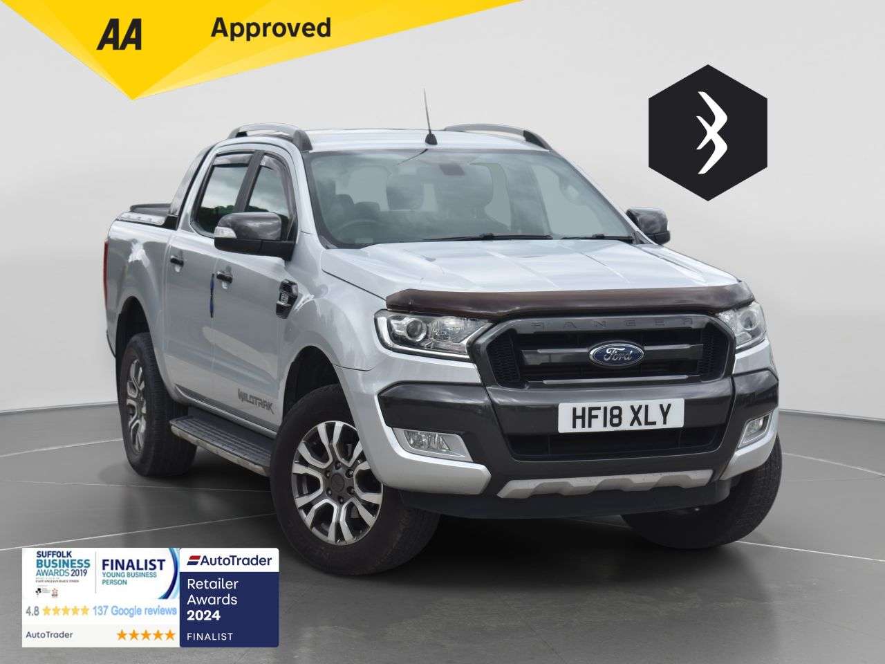 A 2018 FORD RANGER 3.2 TDCi Wildtrak Pickup Double Cab 4dr Diesel Auto 4WD Euro 5 (200 ps) *** A 2018 FORD RANGER 3.2 TDCi Wildtrak Pickup Double Cab 4dr Diesel Auto 4WD Euro 5 (200 ps) ***