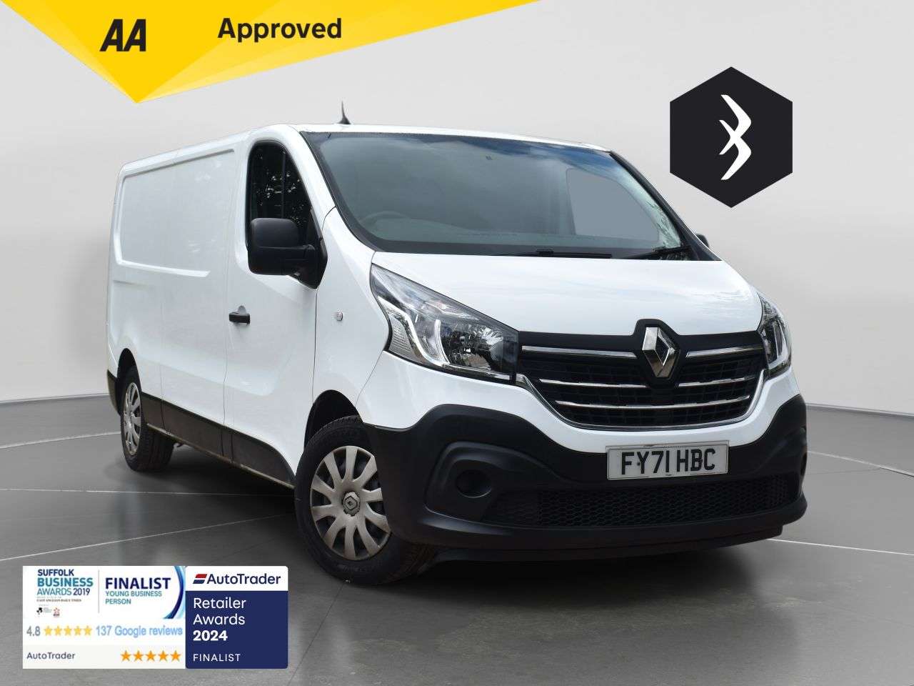 A 2021 RENAULT TRAFIC 2.0 dCi ENERGY 30 Business+ Panel Van 5dr Diesel Manual LWB Standard Roof E A 2021 RENAULT TRAFIC 2.0 dCi ENERGY 30 Business+ Panel Van 5dr Diesel Manual LWB Standard Roof E