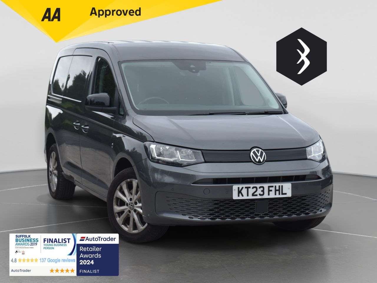 A 2023 VOLKSWAGEN CADDY MAXI 2.0 TDI C20 Commerce Pro Panel Van 6dr Diesel Manual LWB Euro 6 (s/s) (122 A 2023 VOLKSWAGEN CADDY MAXI 2.0 TDI C20 Commerce Pro Panel Van 6dr Diesel Manual LWB Euro 6 (s/s) (122