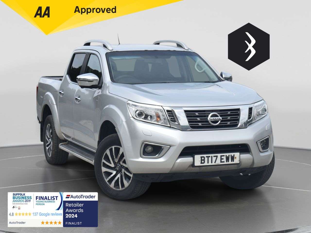 A 2017 NISSAN NAVARA 2.3 dCi Tekna Pickup Double Cab 4dr Diesel Auto 4WD Euro 6 (190 ps) ***128 A 2017 NISSAN NAVARA 2.3 dCi Tekna Pickup Double Cab 4dr Diesel Auto 4WD Euro 6 (190 ps) ***128