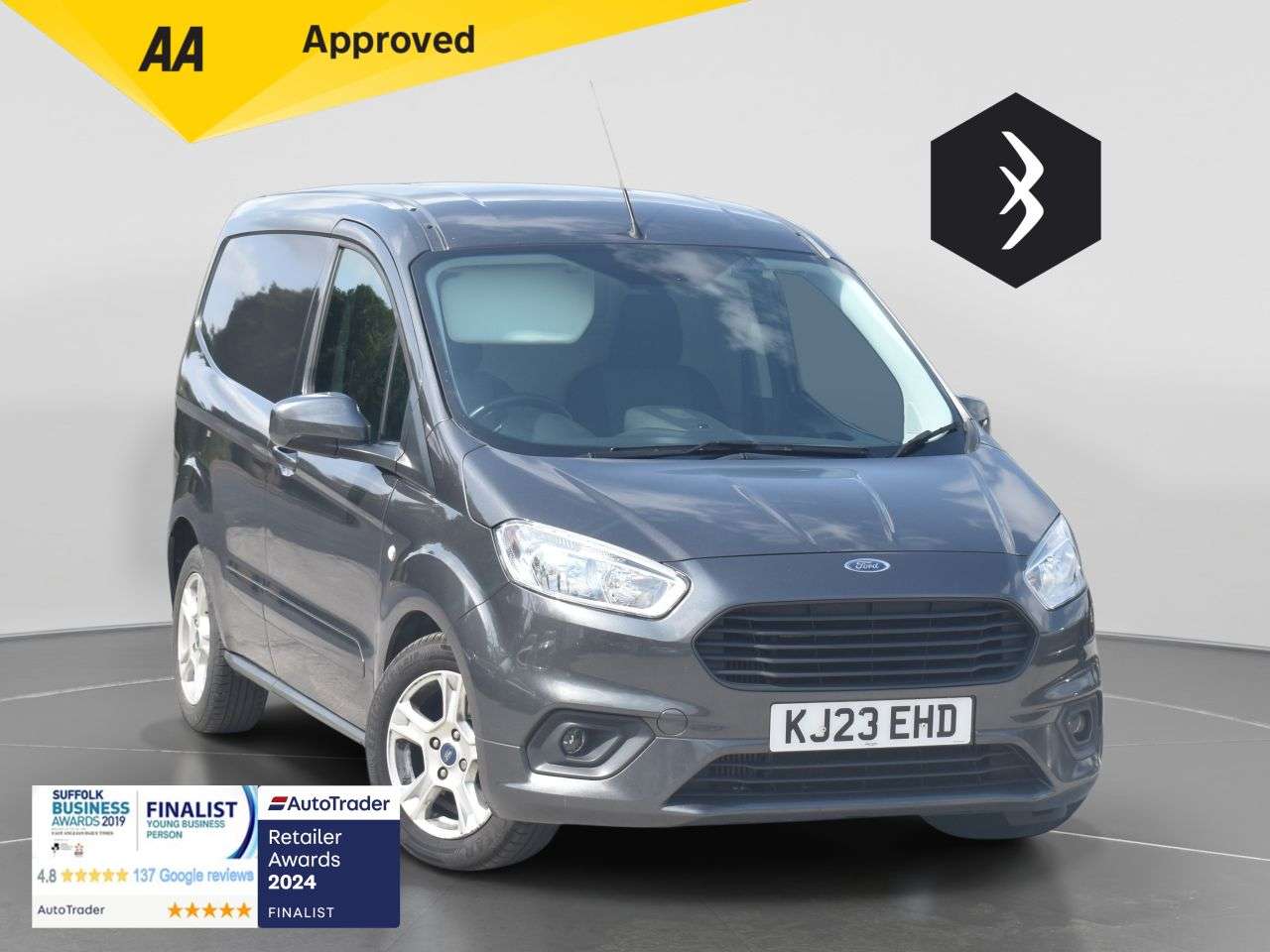 A 2023 FORD TRANSIT COURIER 1.0 EcoBoost Limited Panel Van 5dr Petrol Manual L1 Euro 6 (100 ps) ***128 A 2023 FORD TRANSIT COURIER 1.0 EcoBoost Limited Panel Van 5dr Petrol Manual L1 Euro 6 (100 ps) ***128