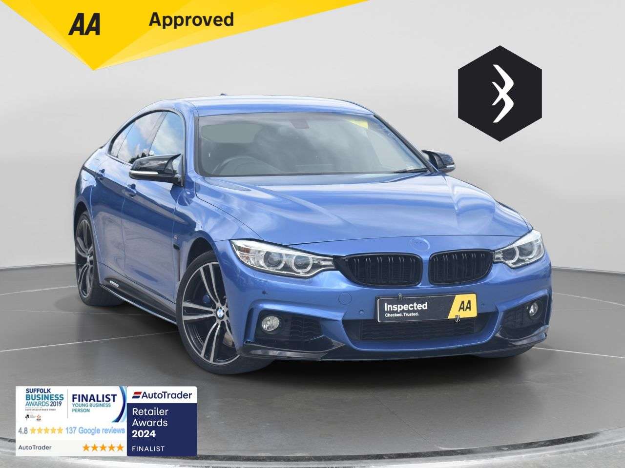 A 2016 BMW 4 SERIES GRAN COUPE 3.0 435d M Sport Hatchback 5dr Diesel Auto xDrive Euro 6 (s/s) (313 ps) *** A 2016 BMW 4 SERIES GRAN COUPE 3.0 435d M Sport Hatchback 5dr Diesel Auto xDrive Euro 6 (s/s) (313 ps) ***