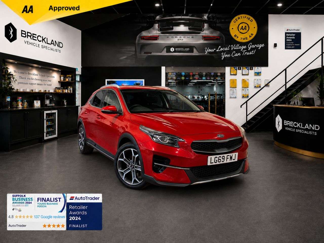 A 2019 KIA XCEED 1.6 CRDi 3 SUV 5dr Diesel Manual Euro 6 (s/s) (134 bhp) ***128 AA CHECK*** A 2019 KIA XCEED 1.6 CRDi 3 SUV 5dr Diesel Manual Euro 6 (s/s) (134 bhp) ***128 AA CHECK***