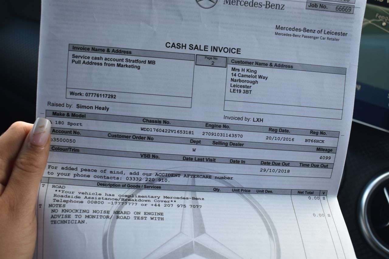 2016 MERCEDES-BENZ A CLASS 2016 MERCEDES-BENZ A CLASS