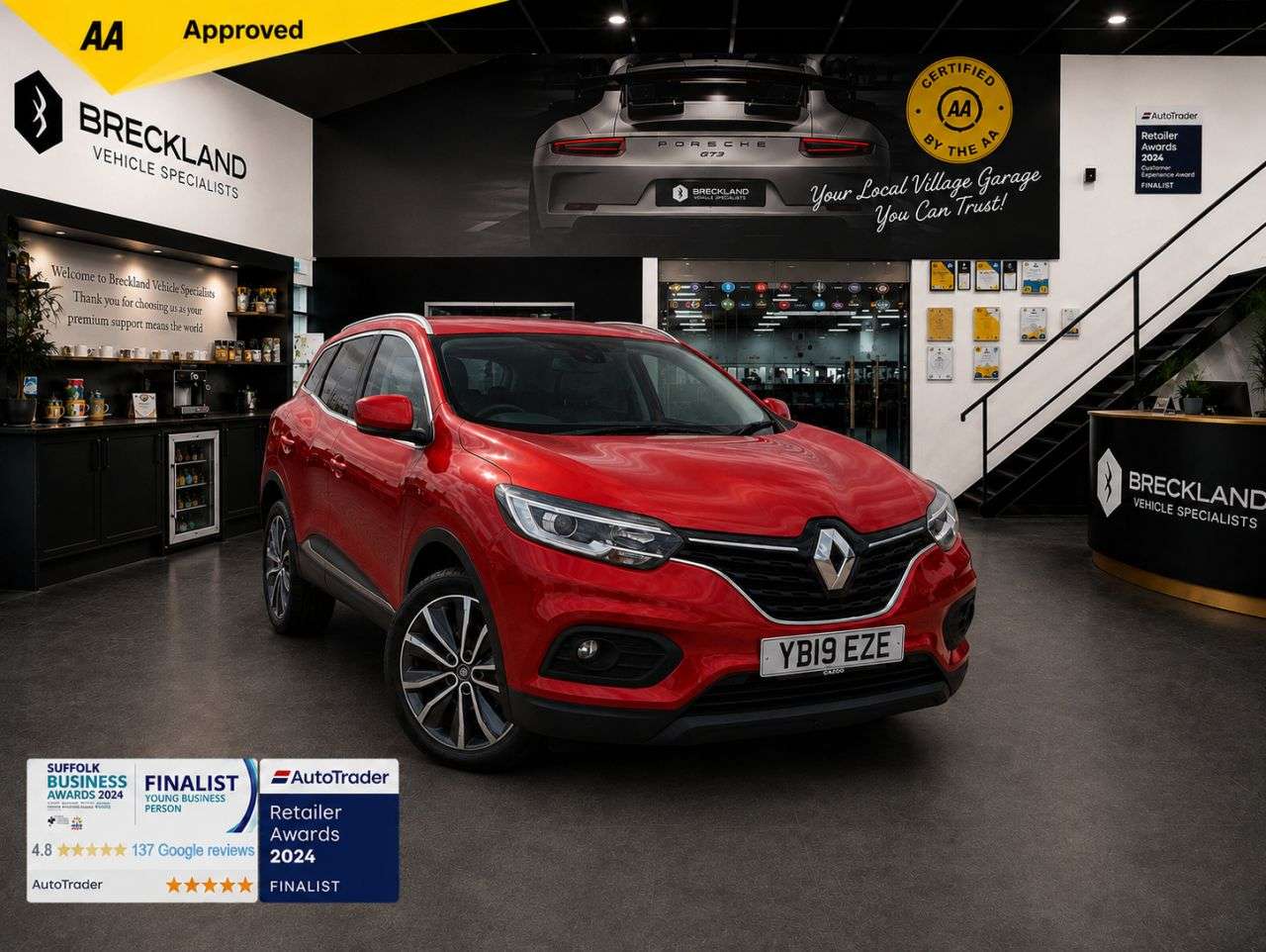 A 2019 RENAULT KADJAR ICONIC TCE A 2019 RENAULT KADJAR ICONIC TCE