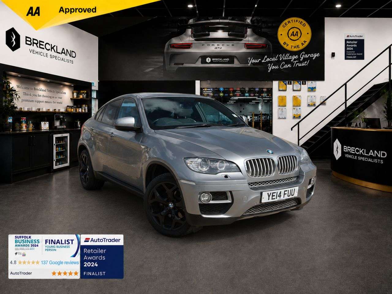 A 2014 BMW X6 3.0 40d SUV 5dr Diesel Auto xDrive Euro 5 (306 ps) ***128 AA CHECK PASS*** A 2014 BMW X6 3.0 40d SUV 5dr Diesel Auto xDrive Euro 5 (306 ps) ***128 AA CHECK PASS***