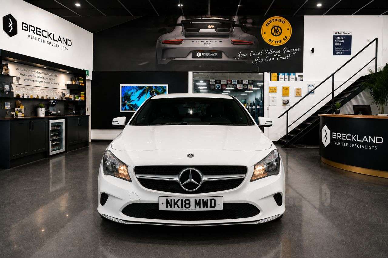 A 2018 MERCEDES-BENZ CLA 1.6 CLA180 Sport Coupe 4dr Petrol Manual Euro 6 (s/s) (122 ps) ***128 AA PO A 2018 MERCEDES-BENZ CLA 1.6 CLA180 Sport Coupe 4dr Petrol Manual Euro 6 (s/s) (122 ps) ***128 AA PO