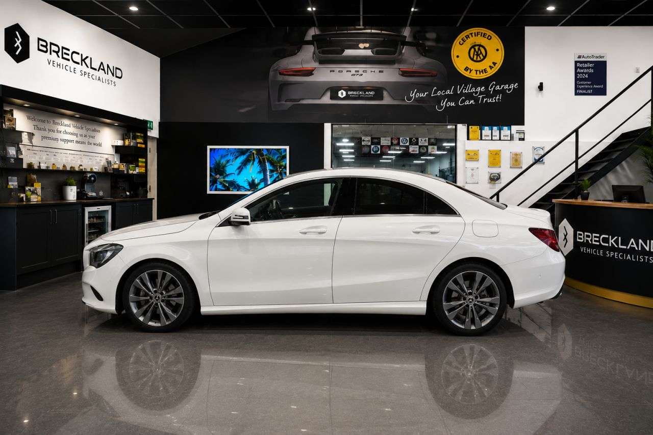 A 2018 MERCEDES-BENZ CLA 1.6 CLA180 Sport Coupe 4dr Petrol Manual Euro 6 (s/s) (122 ps) ***128 AA PO A 2018 MERCEDES-BENZ CLA 1.6 CLA180 Sport Coupe 4dr Petrol Manual Euro 6 (s/s) (122 ps) ***128 AA PO