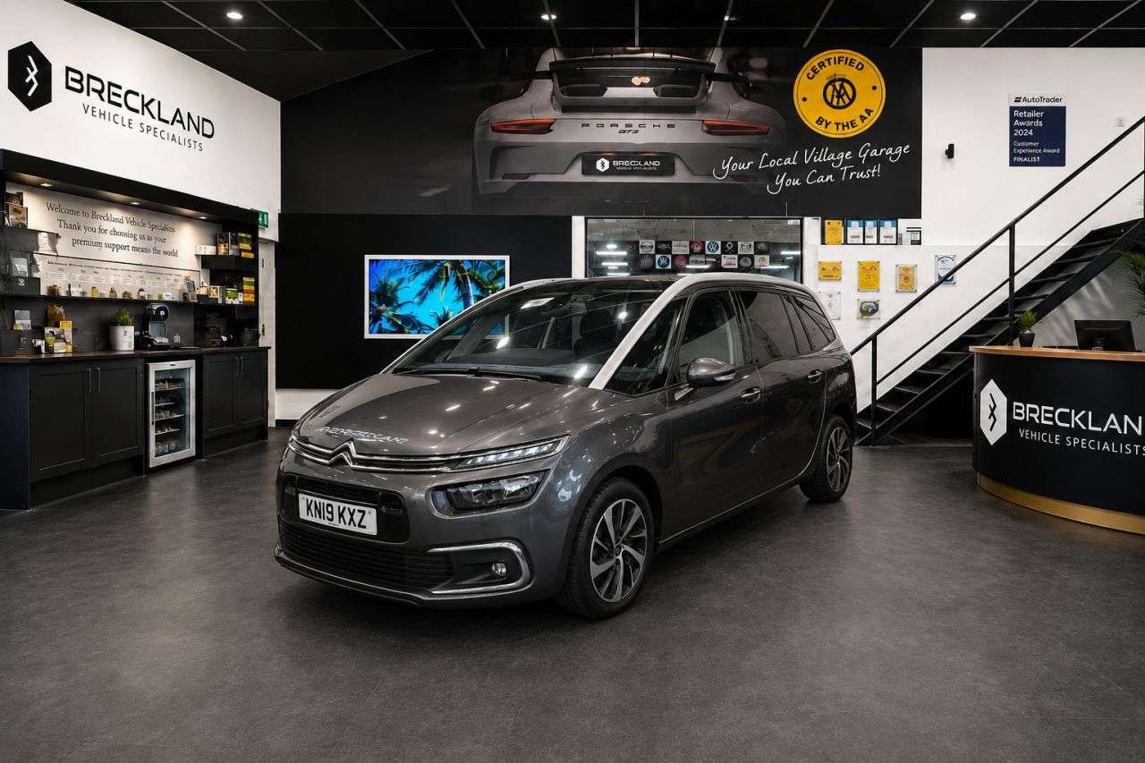 A 2019 CITROEN GRAND C4 SPACETOURER 2.0 BlueHDi Flair MPV 5dr Diesel EAT8 Euro 6 (s/s) (160 ps) ***128 AA CHECK A 2019 CITROEN GRAND C4 SPACETOURER 2.0 BlueHDi Flair MPV 5dr Diesel EAT8 Euro 6 (s/s) (160 ps) ***128 AA CHECK