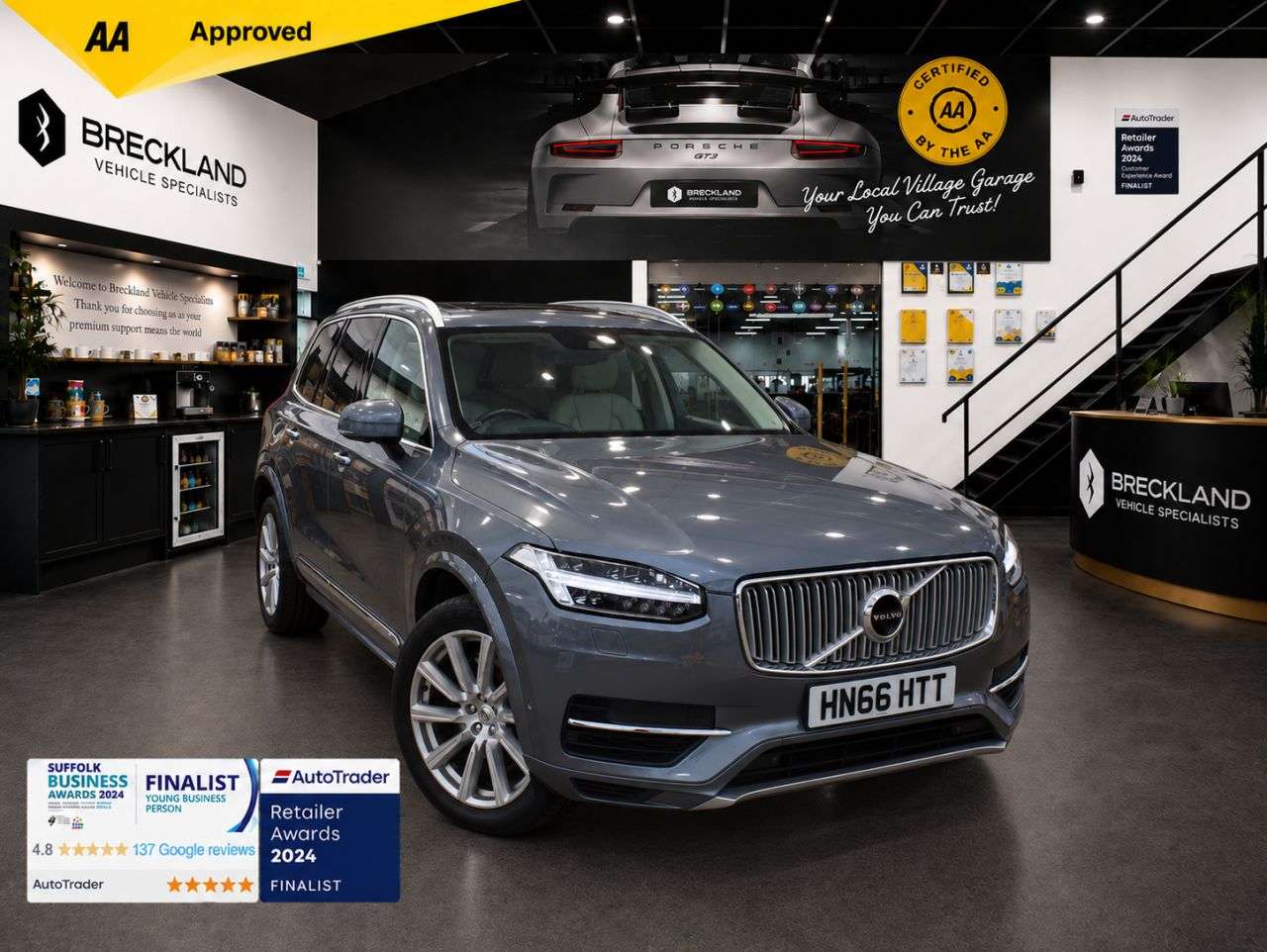 A 2016 VOLVO XC90 2.0h T8 Twin Engine 9.2kWh Inscription SUV 5dr Petrol Plug-in Hybrid Auto 4 A 2016 VOLVO XC90 2.0h T8 Twin Engine 9.2kWh Inscription SUV 5dr Petrol Plug-in Hybrid Auto 4