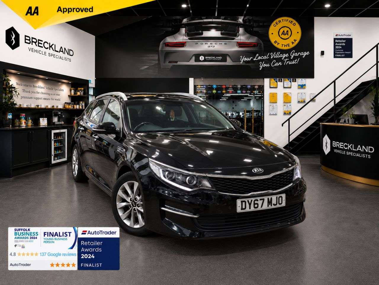 A 2017 KIA OPTIMA 1.7 CRDi 2 Sportswagon 5dr Diesel Manual Euro 6 (s/s) (139 bhp) ***12 MONTH A 2017 KIA OPTIMA 1.7 CRDi 2 Sportswagon 5dr Diesel Manual Euro 6 (s/s) (139 bhp) ***12 MONTH
