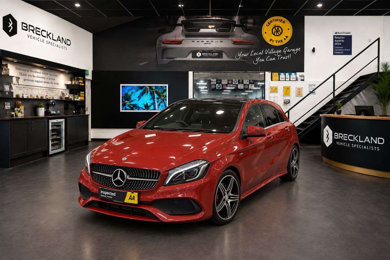 A 2017 MERCEDES-BENZ A CLASS 2.0 A250 AMG (Premium) Hatchback 5dr Petrol Manual Euro 6 (s/s) (218 ps) ** A 2017 MERCEDES-BENZ A CLASS 2.0 A250 AMG (Premium) Hatchback 5dr Petrol Manual Euro 6 (s/s) (218 ps) **
