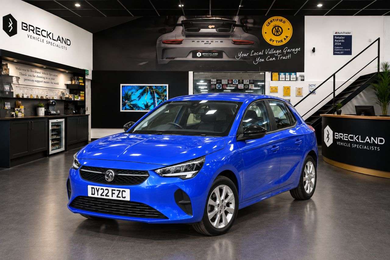 A 2022 VAUXHALL CORSA 1.2 SE Edition Hatchback 5dr Petrol Manual Euro 6 (75 ps) ***12 MONTH MOT** A 2022 VAUXHALL CORSA 1.2 SE Edition Hatchback 5dr Petrol Manual Euro 6 (75 ps) ***12 MONTH MOT**