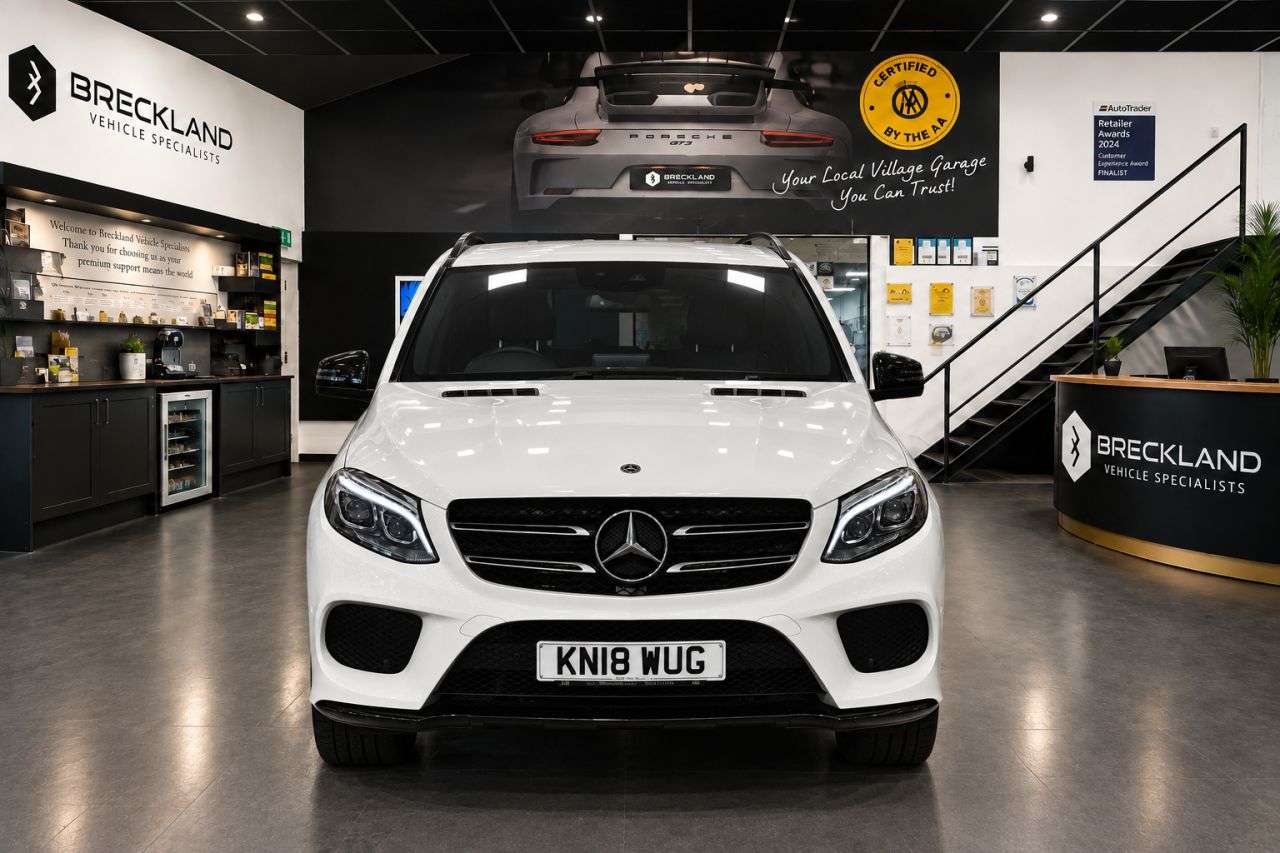 A 2018 MERCEDES-BENZ GLE 3.0 GLE350d V6 AMG Night Edition SUV 5dr Diesel G-Tronic 4MATIC Euro 6 (s/s A 2018 MERCEDES-BENZ GLE 3.0 GLE350d V6 AMG Night Edition SUV 5dr Diesel G-Tronic 4MATIC Euro 6 (s/s