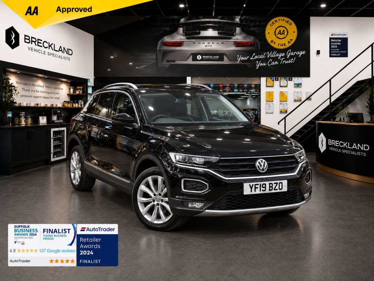 A 2019 VOLKSWAGEN T-ROC 2.0 TDI SEL SUV 5dr Diesel Manual Euro 6 (s/s) (150 ps) ***128 AA POINT CHE A 2019 VOLKSWAGEN T-ROC 2.0 TDI SEL SUV 5dr Diesel Manual Euro 6 (s/s) (150 ps) ***128 AA POINT CHE