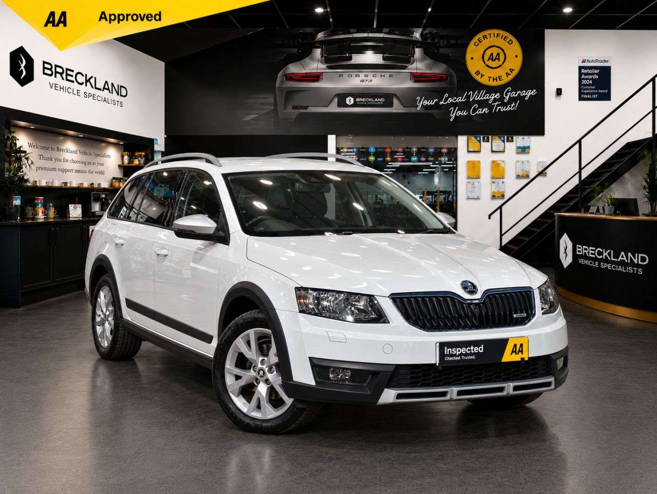 A 2015 SKODA OCTAVIA 2.0 TDI Scout Estate 5dr Diesel Manual 4WD Euro 6 (s/s) (150 ps) ***128 AA A 2015 SKODA OCTAVIA 2.0 TDI Scout Estate 5dr Diesel Manual 4WD Euro 6 (s/s) (150 ps) ***128 AA