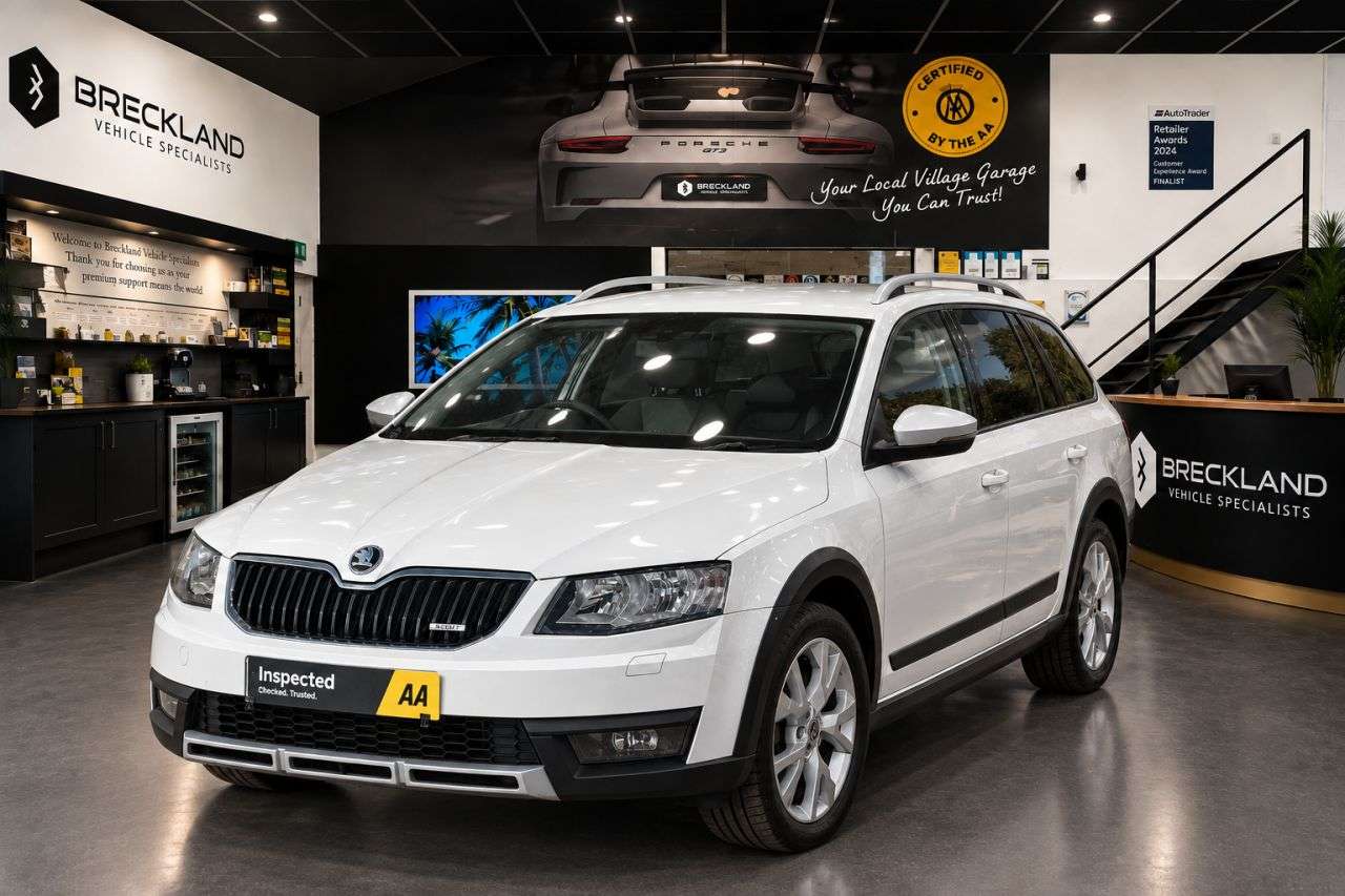A 2015 SKODA OCTAVIA 2.0 TDI Scout Estate 5dr Diesel Manual 4WD Euro 6 (s/s) (150 ps) ***128 AA A 2015 SKODA OCTAVIA 2.0 TDI Scout Estate 5dr Diesel Manual 4WD Euro 6 (s/s) (150 ps) ***128 AA