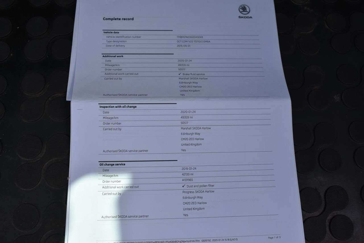 2015 SKODA OCTAVIA 2015 SKODA OCTAVIA