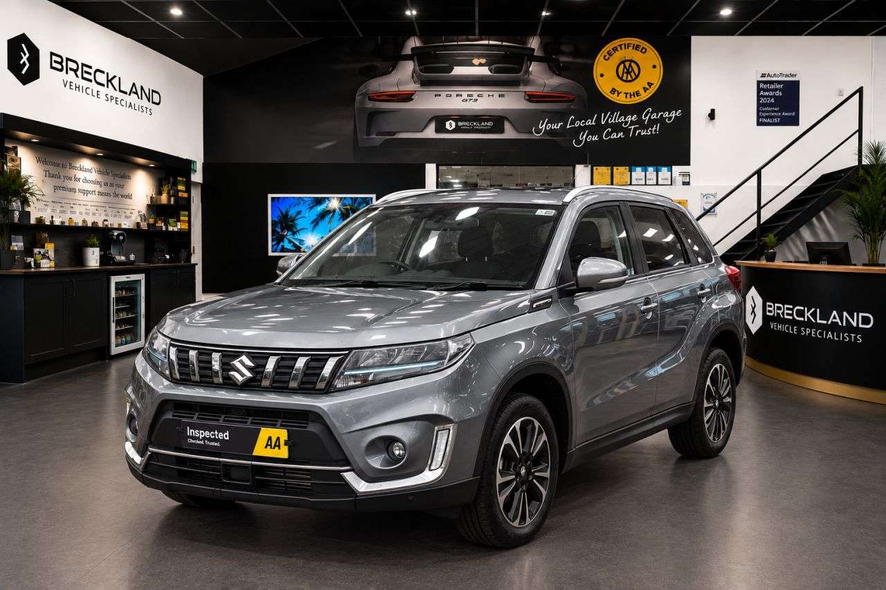 A 2021 SUZUKI VITARA 1.4 Boosterjet MHEV SZ5 SUV 5dr Petrol Hybrid Manual Euro 6 (s/s) (129 ps) A 2021 SUZUKI VITARA 1.4 Boosterjet MHEV SZ5 SUV 5dr Petrol Hybrid Manual Euro 6 (s/s) (129 ps)