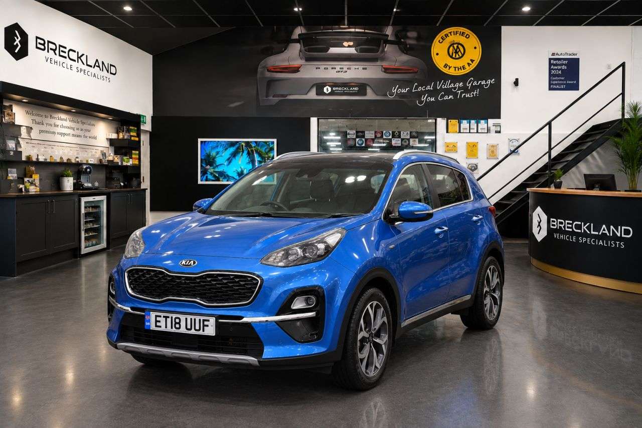 A 2018 KIA SPORTAGE 1.6 T-GDi 4 SUV 5dr Petrol Manual Euro 6 (s/s) (174 bhp) ***128 AA POINT CH A 2018 KIA SPORTAGE 1.6 T-GDi 4 SUV 5dr Petrol Manual Euro 6 (s/s) (174 bhp) ***128 AA POINT CH