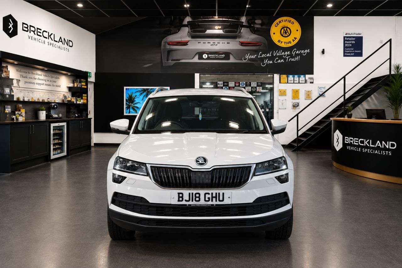 A 2018 SKODA KAROQ 1.5 TSI SE L SUV 5dr Petrol Manual Euro 6 (s/s) (150 ps) ***128 AA POINT CH A 2018 SKODA KAROQ 1.5 TSI SE L SUV 5dr Petrol Manual Euro 6 (s/s) (150 ps) ***128 AA POINT CH