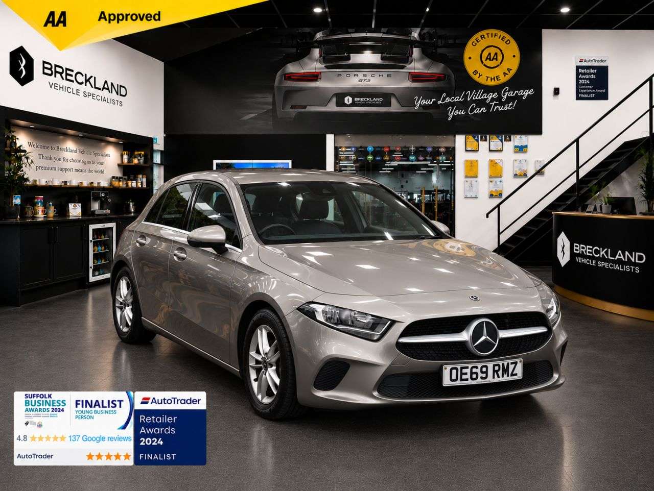 A 2020 MERCEDES-BENZ A CLASS 1.5 A180d SE Hatchback 5dr Diesel 7G-DCT Euro 6 (s/s) (116 ps) ***128 AA PO A 2020 MERCEDES-BENZ A CLASS 1.5 A180d SE Hatchback 5dr Diesel 7G-DCT Euro 6 (s/s) (116 ps) ***128 AA PO