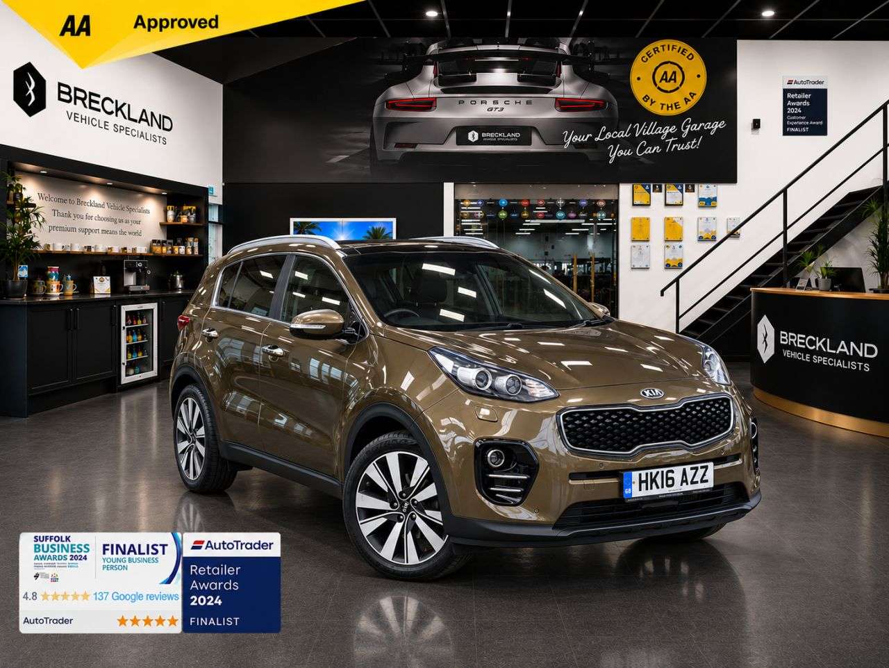 A 2016 KIA SPORTAGE 1.7 CRDi 4 SUV 5dr Diesel Manual Euro 6 (s/s) (114 bhp) ***128 AA POINT CHE A 2016 KIA SPORTAGE 1.7 CRDi 4 SUV 5dr Diesel Manual Euro 6 (s/s) (114 bhp) ***128 AA POINT CHE