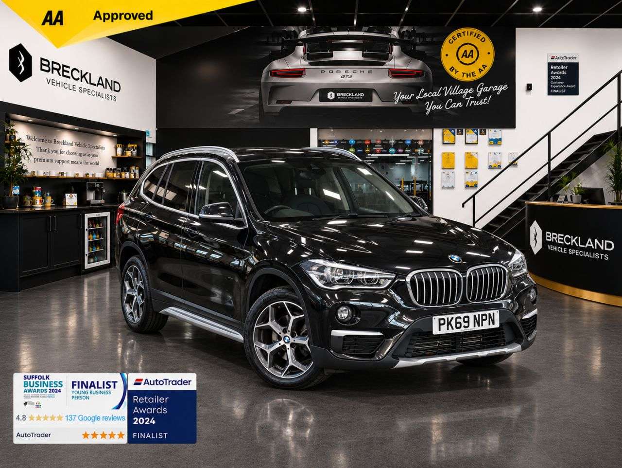 A 2019 BMW X1 1.5 18i xLine SUV 5dr Petrol Manual sDrive Euro 6 (s/s) (140 ps) ***128 AA A 2019 BMW X1 1.5 18i xLine SUV 5dr Petrol Manual sDrive Euro 6 (s/s) (140 ps) ***128 AA
